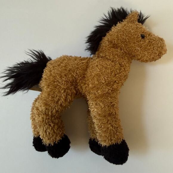 Douglas Cuddle Toy Tan Black Mane Buckskin Pony/Horse Plush Soft Stuffed Toy GUC - Picture 15 of 16